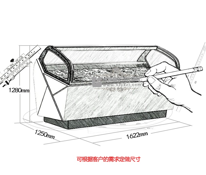 優(yōu)凱-VIP-BQX2冰淇淋展示柜（廠長推薦）