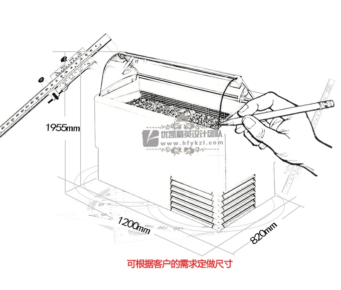 BQ-I型冰淇淋展示柜（暢銷產品）