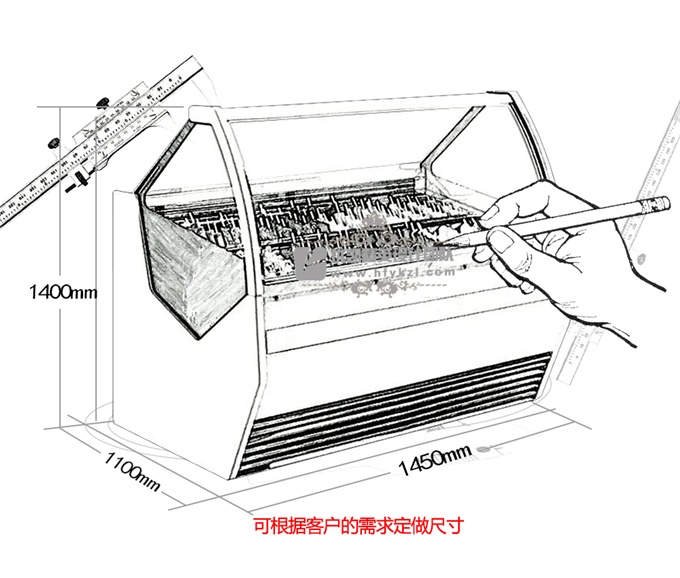 BQ-KM型冰淇淋展示柜（暢銷產品）