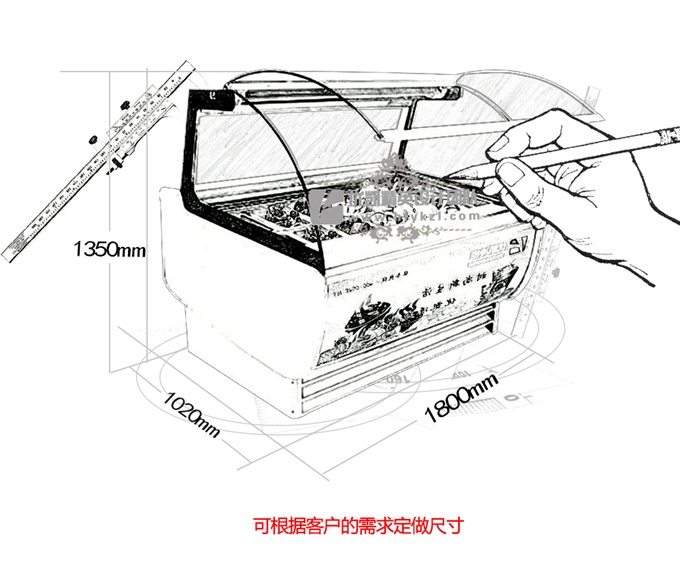 BQ-N型前掀式冰淇淋展示柜（暢銷產品）