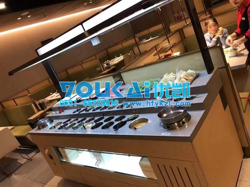 四川綿陽火鍋店調(diào)料臺(tái)案例