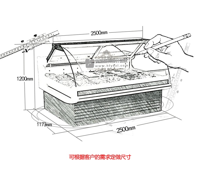 SBA2型風(fēng)冷熟食柜