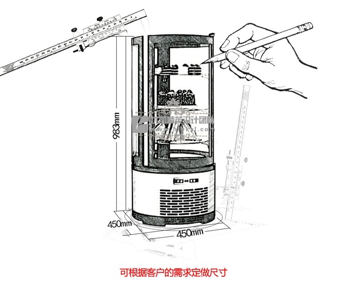 RTC-72~73L旋轉(zhuǎn)網(wǎng)架蛋糕柜