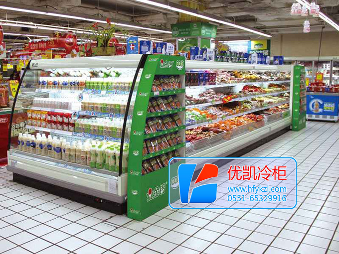 敞開(kāi)式弧型冷柜