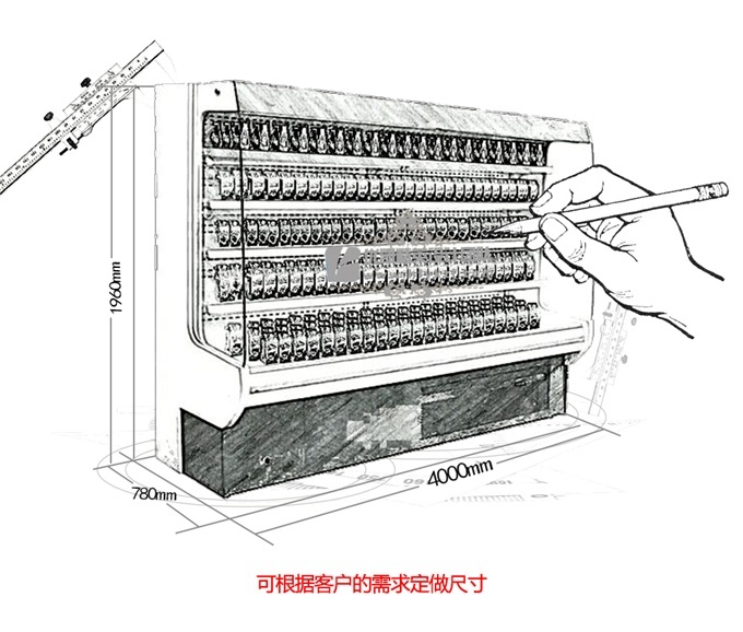 LF-Q型風(fēng)幕柜